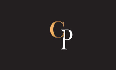 CP, PC, C, P Abstract Letters Logo Monogram