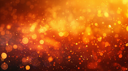 Sunset Orange Twinkling Specks, Warm and Inviting Background for Cozy Designs