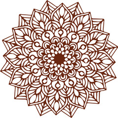 Beautiful mandala art, vector mandala design