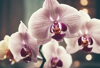 'color style color orchids background blur soft vintage'