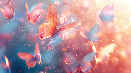 Butterflies are delicate and beautiful creatures that are often seen as symbols of hope and transformation