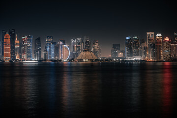 Doha Skyline at Night