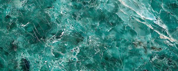Aqua Green Marble with Deep Blue Veins, Refreshing and Cool for Poolside Areas and Bathrooms