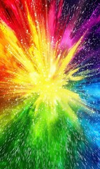 A vibrant explosion of colors in an abstract background , Background Image For Website