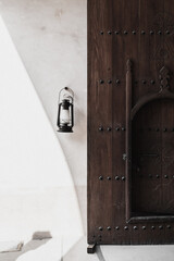 Old Lantern with door