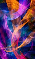 Abstract exploration of form and color to evoke creativity and inspiration , Background Image For Website