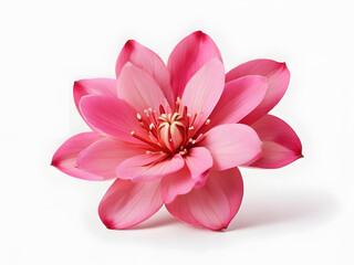 pink lotus flower isolated