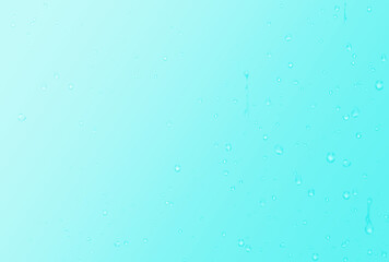 Naklejka premium 背景素材_結露_水色