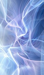 Abstract interpretation of natural elements, portrayed with elegance and grace in shades of blue , Background Image For Website