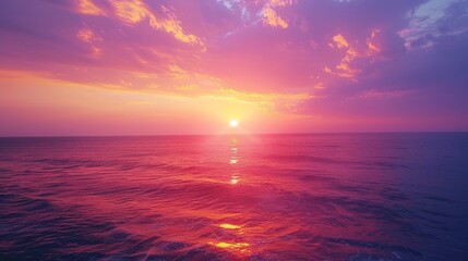 Obraz premium Craft an image of a sunset