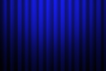 Obraz premium 背景イラスト_幕_青