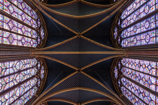 Saint chapelle ceiling