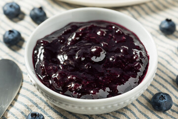 Raw Organic Blueberry Jam Preserves
