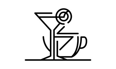 Bar And Cafe Logo