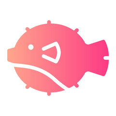 Fugu gradient icon