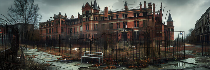 Specter of Isolation - A Foreboding View of an Old Psychiatric Hospital