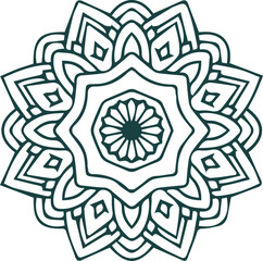 Beautiful mandala art, vector mandala design