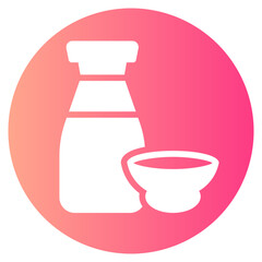 soy sauce gradient icon