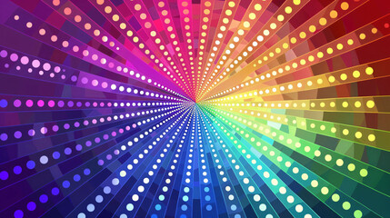 Abstract dynamic halftone dot style colorful background template banner illustration design