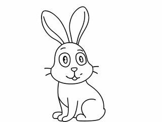 Obraz premium rabbit with carrot