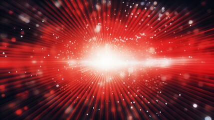 Fototapeta premium Dynamic red and black stars sparkle against a celestial backdrop