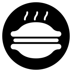 dorayaki glyph icon