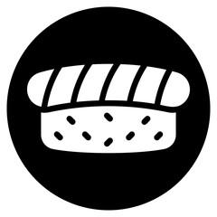 sushi glyph icon