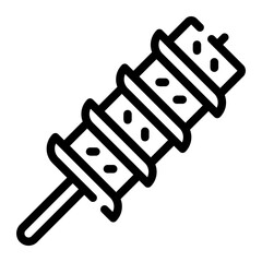 yakitori line icon