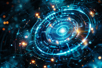 Obraz premium Colorful Space Filled With Stars AI generative