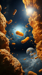 Cheese puffs in dream