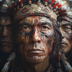 a tribe of people in Native America who learned how to morph into white people,generative ai