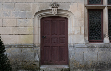 Medieval castle of Chaumont-Sur-Loire, France. Built in the 15th century. Former medieval fortress later enlarged in Renaissance style.