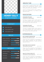 I will design professional resume or CV