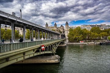 View of the Seine river in Paris