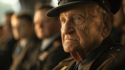 Hero's Tribute: Cinematic Lighting for an Elderly Veteran's Honoring Ceremony