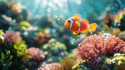 Award ceremony for contributions to marine conservation, honored individuals, inspirational speeches. Photorealistic. HD.