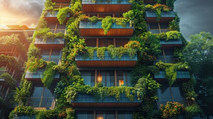 City sustainability webinars, educating residents on green living. Photorealistic. HD.