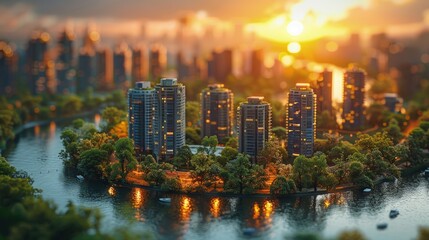 Economic planning for climate resilience, policymakers strategizing, government building. Photorealistic. HD.