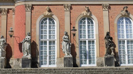 Facade of the Potsdam Palace, Germany