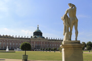 Panoramic view of the Potsdam Palace, Germany