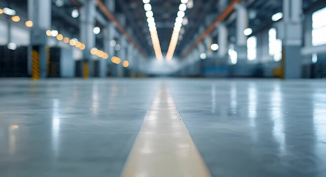 Lacks modern factory or warehouse for manufacturing production. Concept Factory Infrastructure, Manufacturing Facilities, Warehouse Setup, Industrial Production Lines