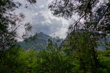The Samaria Gorge is a National Park of Greece since 1962 on the island of Crete.