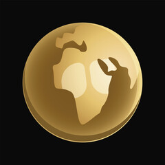 Golden Earth, Golden globe Africa side, Golden Globe