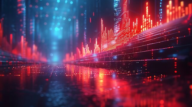 Visualize a Corporate Ladder where each step is designed as a distinct performance graph of financial quarters.