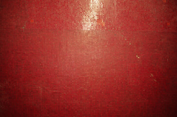 red background