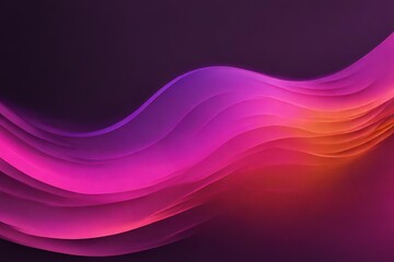 Abstract grainy gradient background purple pink orange black glowing color wave dark backdrop noise texture banner poster header design