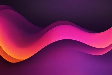 Abstract grainy gradient background purple pink orange black glowing color wave dark backdrop noise texture banner poster header design