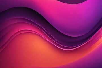 Abstract grainy gradient background purple pink orange black glowing color wave dark backdrop noise texture banner poster header design