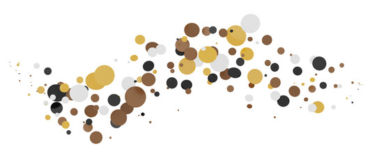 Confetti, paper triangle on the floor, fancy, colorful, celebration party