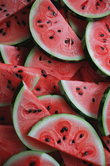 juicy watermelon pattern background, exudes deliciousness, fruit,generative ai